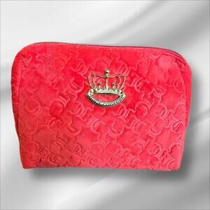 Juicy Couture Red Velvet Cosmetic Pouch NWT